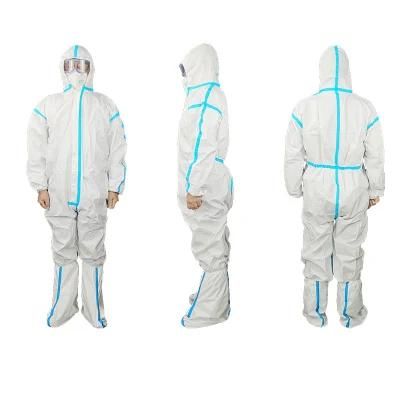 Disposable Medical Hospital Safety Protective Microporous Coverall