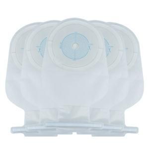 One-Piece Drainable for Ileostomy Stoma Care Cut-to-Fit Carbon with Closure Non-Woven Colostomy Bag