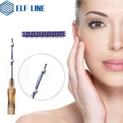 Wrinkle Removal Pdo Mesh Face Lifting Thread with Sharp Needle