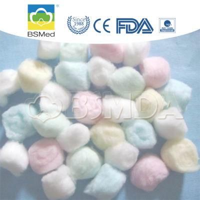 Non Sterile Colored Absorbent Cotton Ball