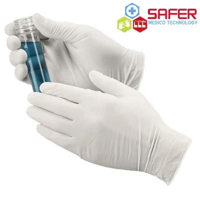 Medical Disposable Examination Natural Rubber Latex Glove with Powder Free