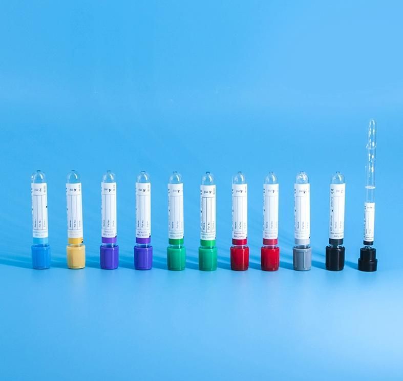 Vacuum Blood Collection Tube, ESR Sodium Citrate Tube, Black Cap and Glass CE ISO Approved