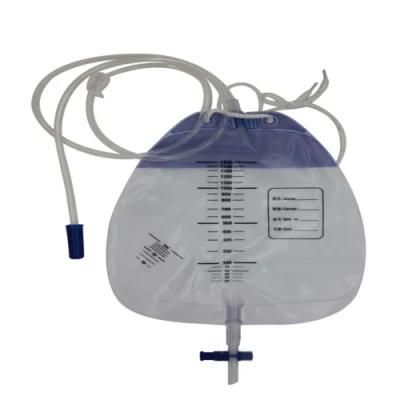 Disposable 1500ml Urine Collection Bag with T-Cross Value