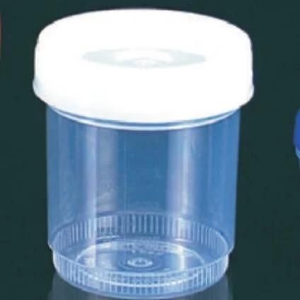 Medical Disposable Specimen Container/Urine Container/PP/Blue Cap 120ml