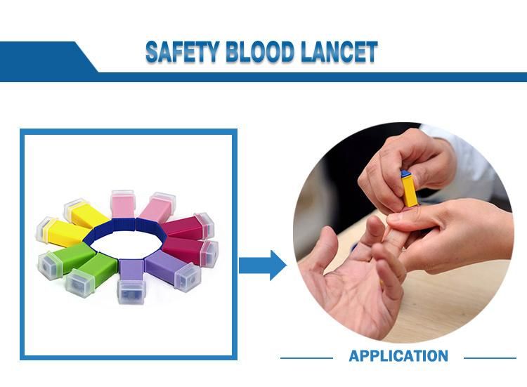 Hot Sale Medical Disposable Sterile Safety Blood Lancet Cheapest Price