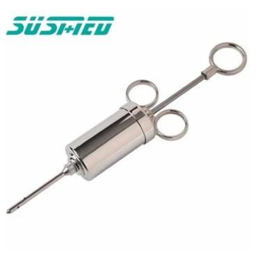 Stainless Steel Hypodermic Meat Injector Seasoning Paste Essence Syringe