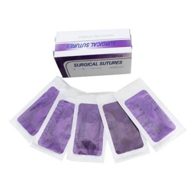 Absorbable Polyglycolic Acid Suture Surgical Suture with Ce