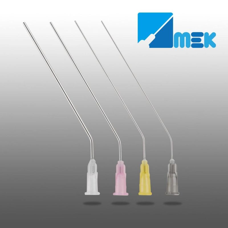 Curved Irrigation Needle Tips for Ophthalmic or Dental