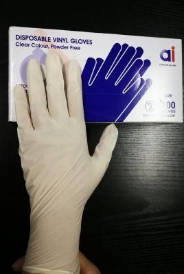 Disposable Medical Gloves Powder Free Gloves Vinyl Gloves in Different Colour