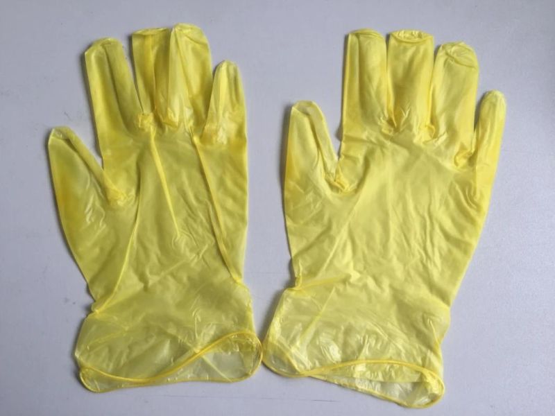 Clear / Blue Powder Free Disposable Vinyl Gloves (AQL: 1.5/2.5/4.0)