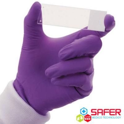 Violet Pure Nitrile Examination Gloves From Malaysia