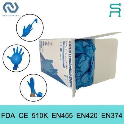 Nitrile Gloves Food Grade FDA CE Powder Free Disposable Nitrile Gloves