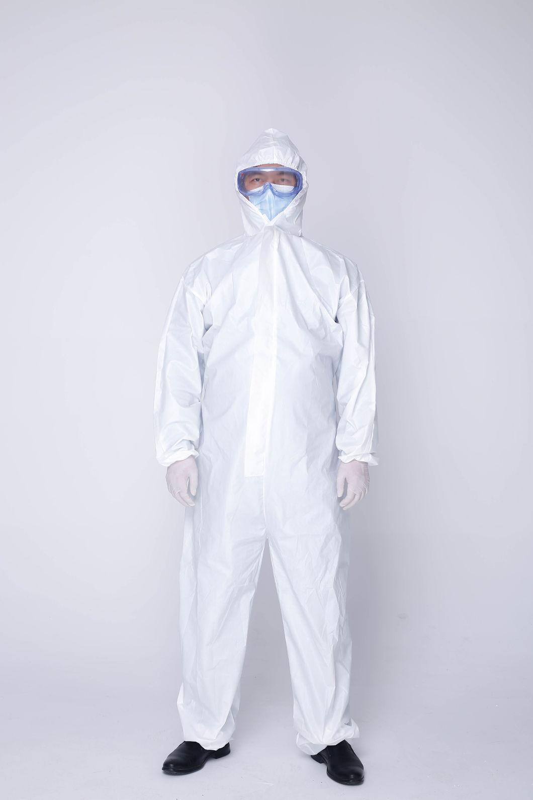 Hot Selling Disposable Medical Isolation Garment with Hood