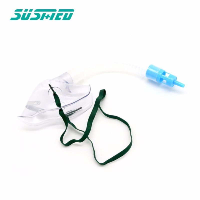 Medical Disposable PVC Oxygen Mask with 7 Diluters