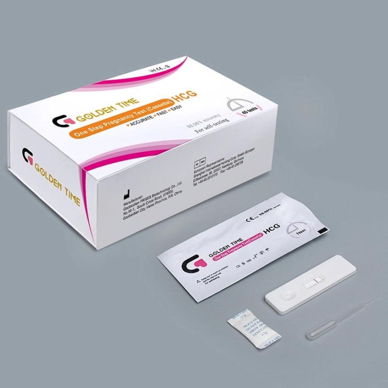 HCG Pregnancy Test Cassette 2.5mm Quick HCG Pregnacy Test