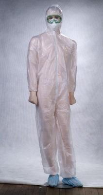 Open Back Coated Polypropylene Isolation Gowns Waterproof Featured
