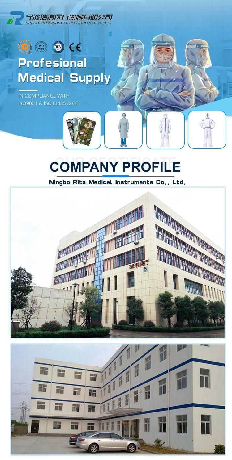 Hospital Disposable Isolation Surgical Gown with China Manufacture