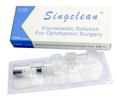 Singclean High Viscoelastisity Ophthalmic Viscoelastic Device Solution Hyaluronic Acid Gel for Eye Surgery