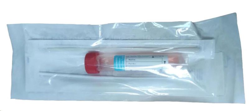 Virus Collection Tube Nasal Oral Nylon Flocked Swab