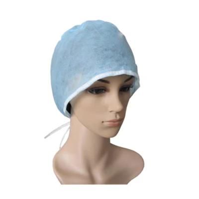 Disposable Nonwoven Surgeon Cap for Hospital Use