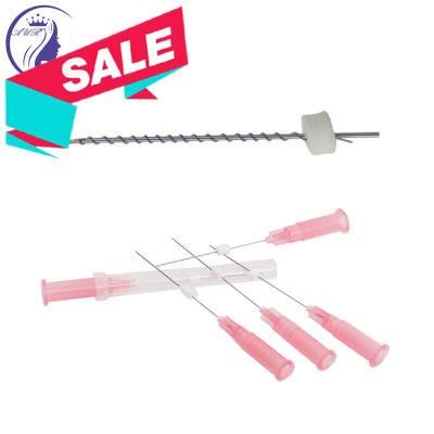 Factory Provide Products for Face Lifting with Blunt Cannula Needle Tornado Screw Thread