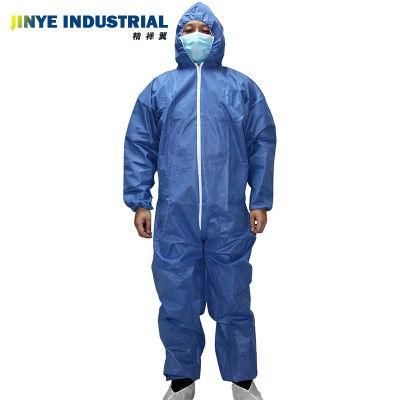 Protection Workclothes Disposable Non-Woven SMS Protective Suite Coveralls