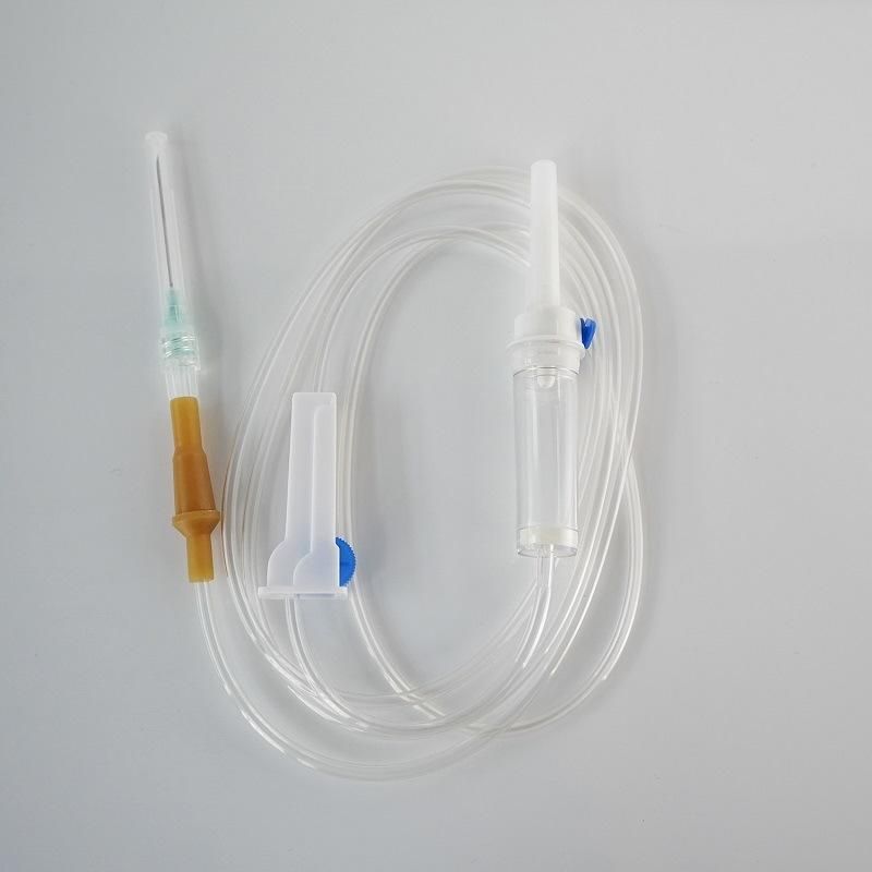 Hospital Equipment IV Infusion Set with Luer Slip or Luer Lock