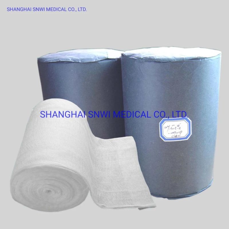 100% Cotton Medical Bleached Gauze Roll 36′ X 100 Yards 4ply Gauze Bandages Swab Gauze