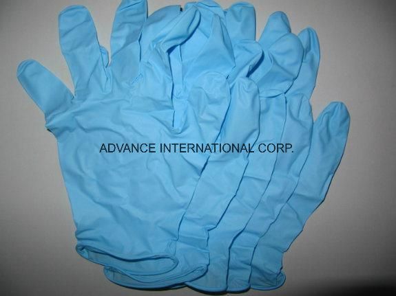 Powdered or Powder Free Disposable Nitrile Gloves for Medical Checking