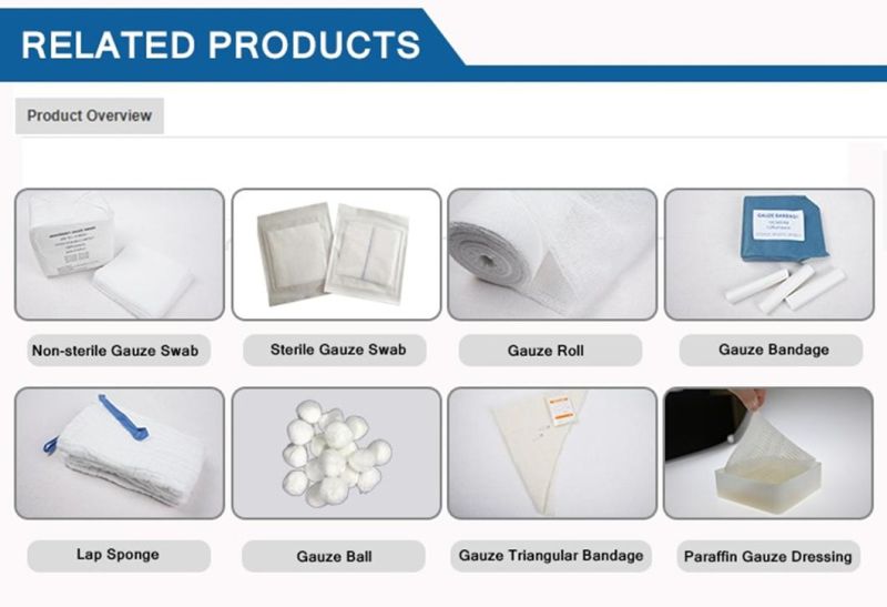 China Factory Directly Supply Sterile Medical Gauze Bandage