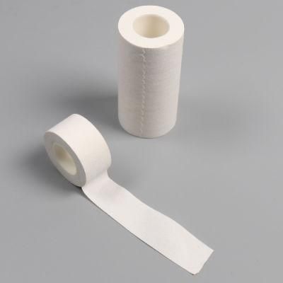 Medical Disposable 1.25cm X 5 M White Color Cotton Fabric First Aid Tape