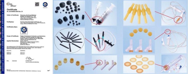 Medical Rubber Piston/Gasket/Stopper for Syringe Single Use with High Quality