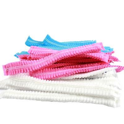 Disposable PP Non Woven Strip Clip Cap Bouffant Head Cover Disposable Surgical Caps Personal Safety Works Far Infrared 3 Years