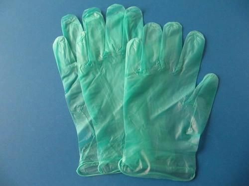 Clear / Blue Powder Free Disposable Vinyl Gloves (AQL: 1.5/2.5/4.0)