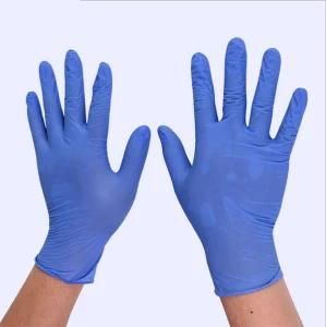 Hot Sale Fully Coated Disposable Blue Heavy Duty Work Examination Industrial Non-Medical Nitrile Gloves