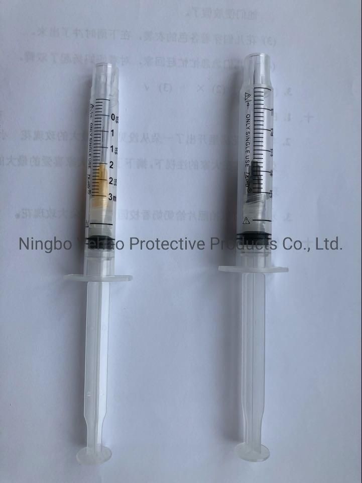 Auto Disable Medical Retractable Needle Vaccine Syringe