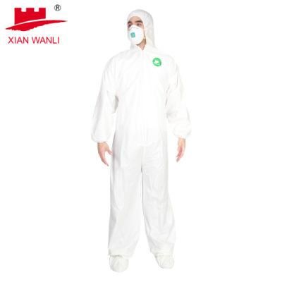 Disposable Suit Coverall Water Proof Surgical Gowns En14126 with CE for Hospital and Lab