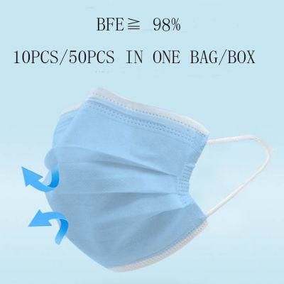 Disposable Surgical Face Mask with Ear-Loop for Anti Virus
