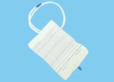 Cheap Disposable Medical Consumables Push-Pull Valve Urine Bag 2000ml