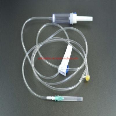 CE ISO FDA Disposable IV Infusion Set with Needle Y Site Port 20 Drops 60 for Baby Giving
