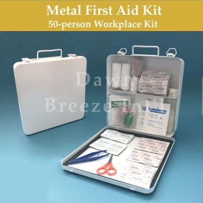 Metal Emergency Medical First Aid Kit Box for Office Auto