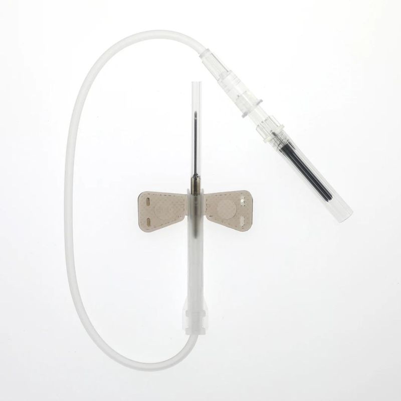 Maunfacture of Medical Safety Blood Collection Butterfly Needle Infusion Needle Safety Type with CE ISO FDA