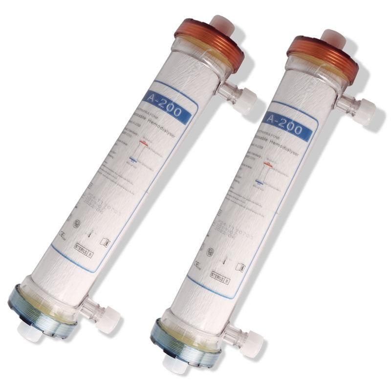 ISO/CE Pes Material High-Flux Dialyzer or Dialyser with Dialysis Membrane with Manufacture Price