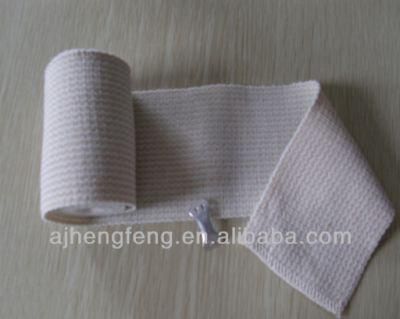 Elastic Bandage Wrap with Clip Closure for First Aid Kit and Medical Facilities