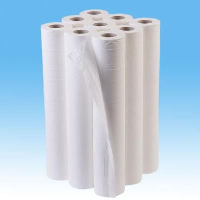 Smooth/Crepe Wood-Pulp Paper Bed Cover Roll for Massage/SPA/Therap