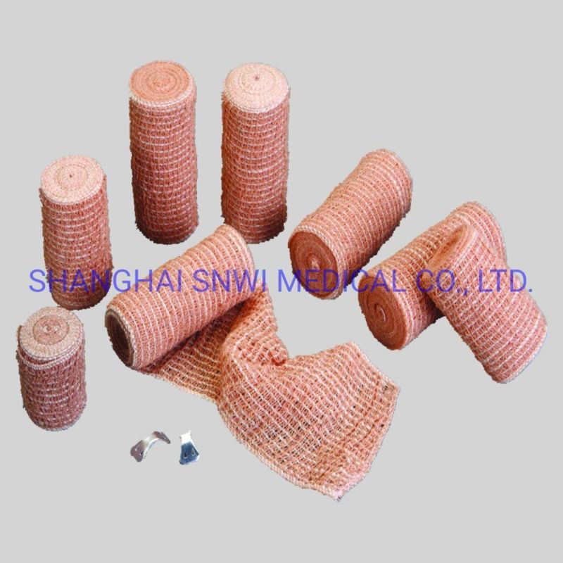 Disposable Medical Supply Skin Color Rubber High Elastic Bandage Rubber Elastic Bandage