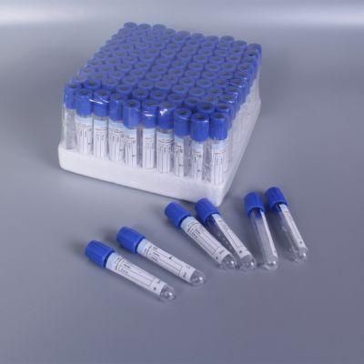 3ml Disposable Plastic Medical Coagulation Mechanism and Blood Preservation Sodium Citrate 9nc Vacuum Blood Collection Tube