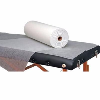 Virgin Wood-Fiber Medical Examination Table Cover Perforated Bed Sheet Paper Roll for Hospital