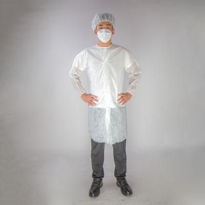 Fashion Hot Selling Custom Design White PP Doctor Nurse Lab Coat