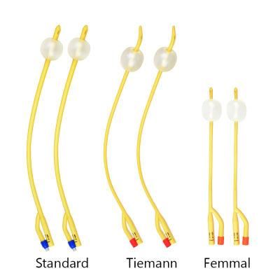 Disposable Silicone Coated Latex Foley Catheter Tube
